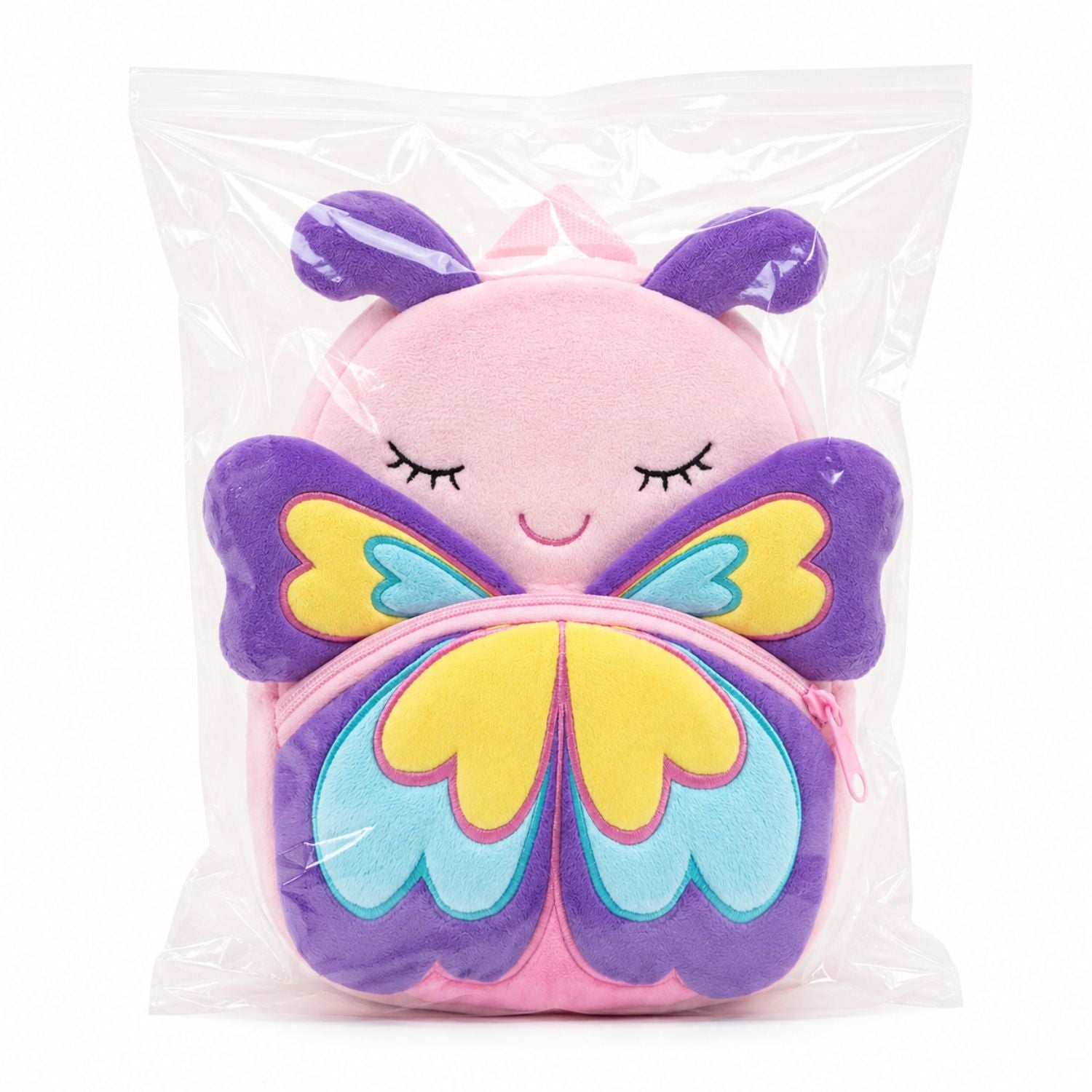 Kidara Magic Wings Butterfly Plush Kids Backpack (Purple)