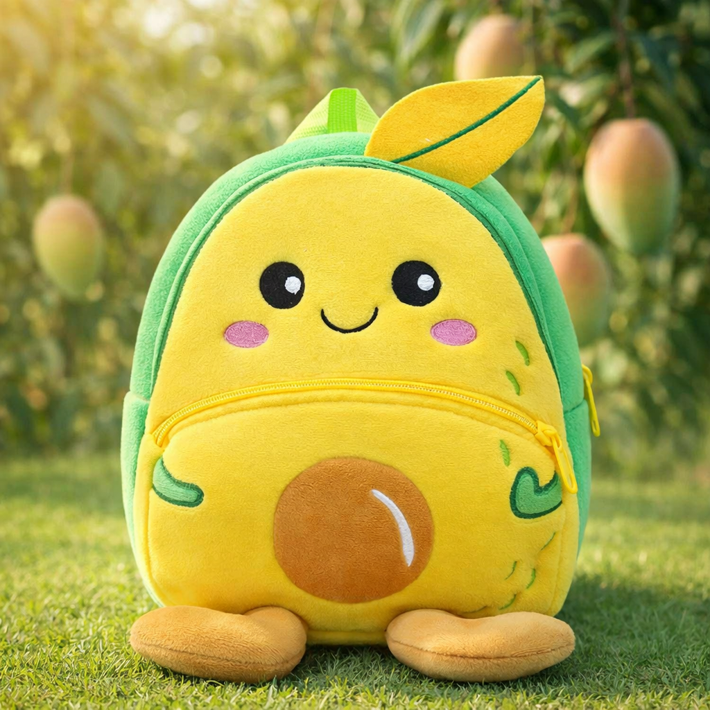 Kidara Mango Plush Backpack for Toddlers