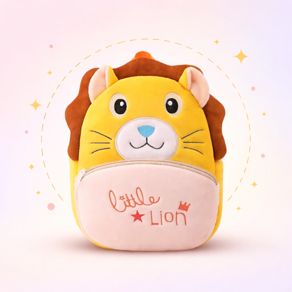 Kidara Lion Plush Backpack for Kids