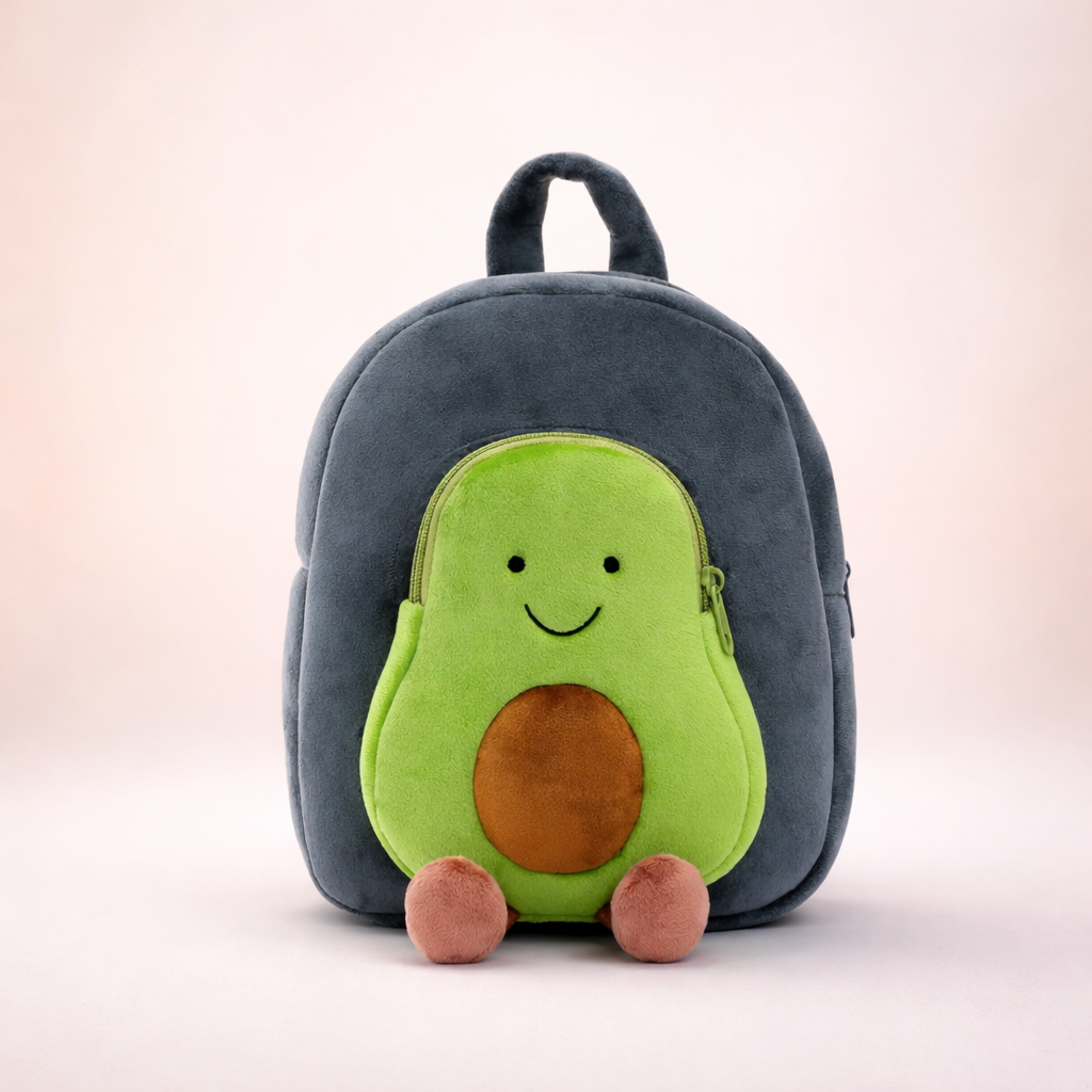 Kidara Avocado Toddler Backpack - Green & Blue