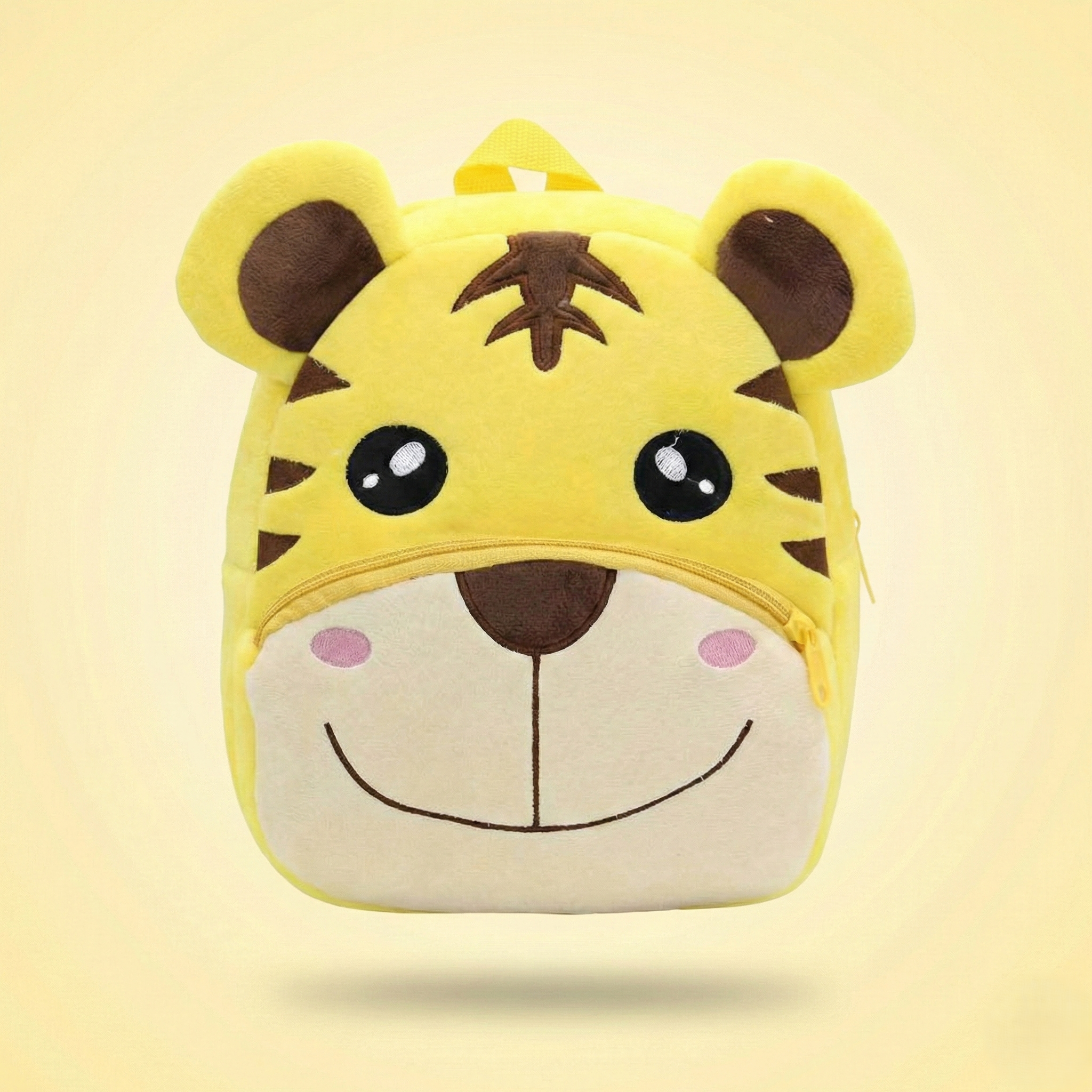 Kidara Tiger Kids Plush Backpack – Yellow