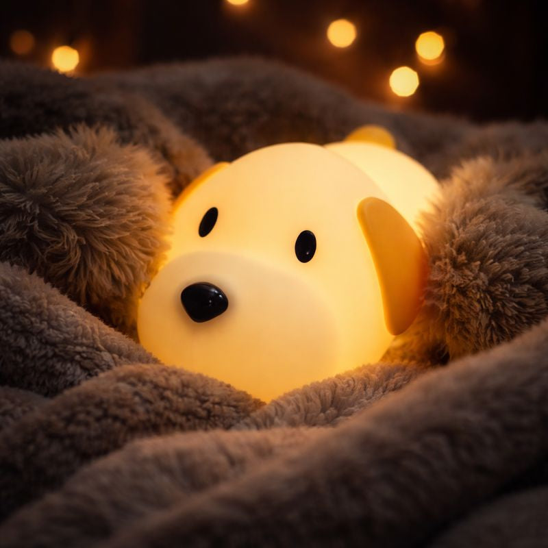 Kidara Puppy Silicone LED Night Light for Kids