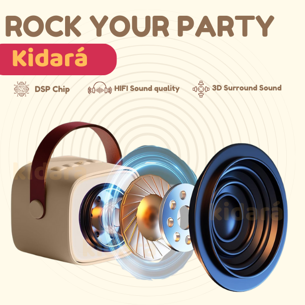 SingStar Karaoke Speaker with Wireless Mic for Kids | Ages 4-10+ (Pink)