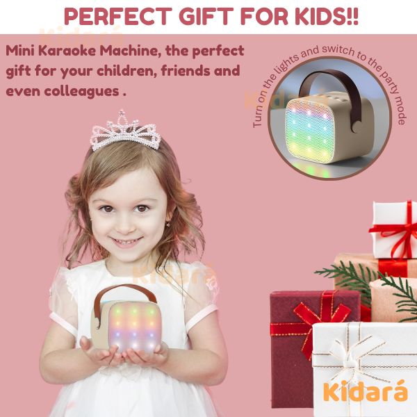 SingStar Karaoke Speaker with Wireless Mic for Kids | Ages 4-10+ (Pink)