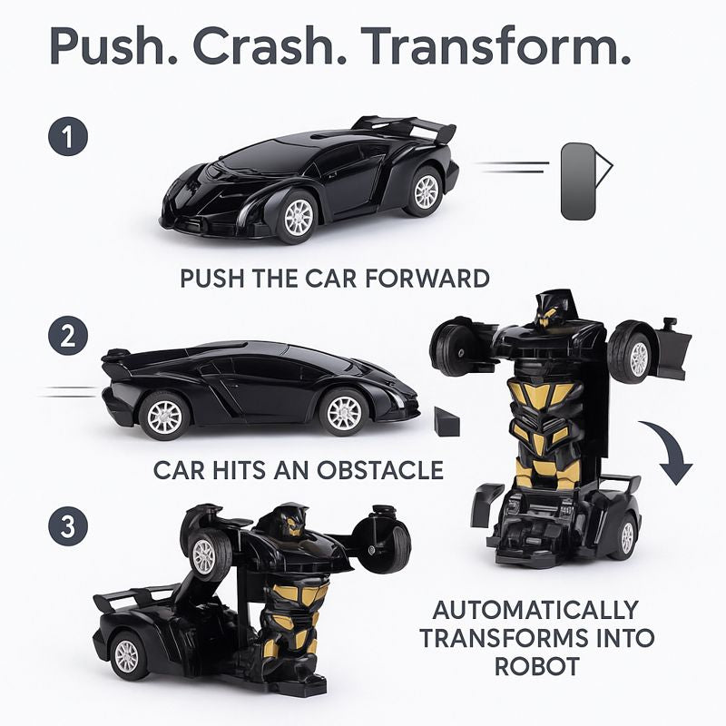 Kidara Transforming Action Figure Car | Robot to Car Transforming Toy
