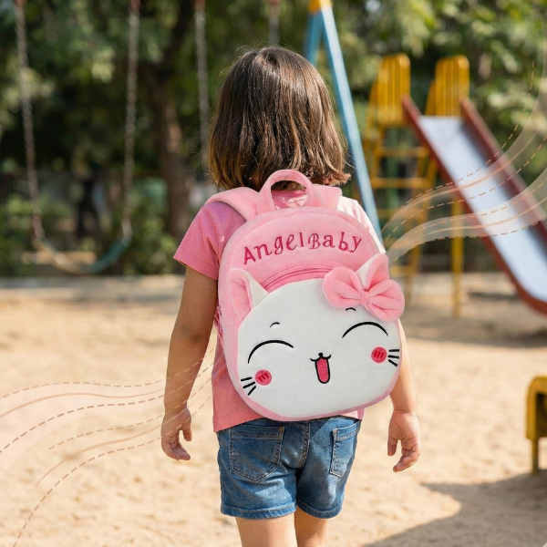 Kidara Angel Baby Plush Backpack for Toddlers