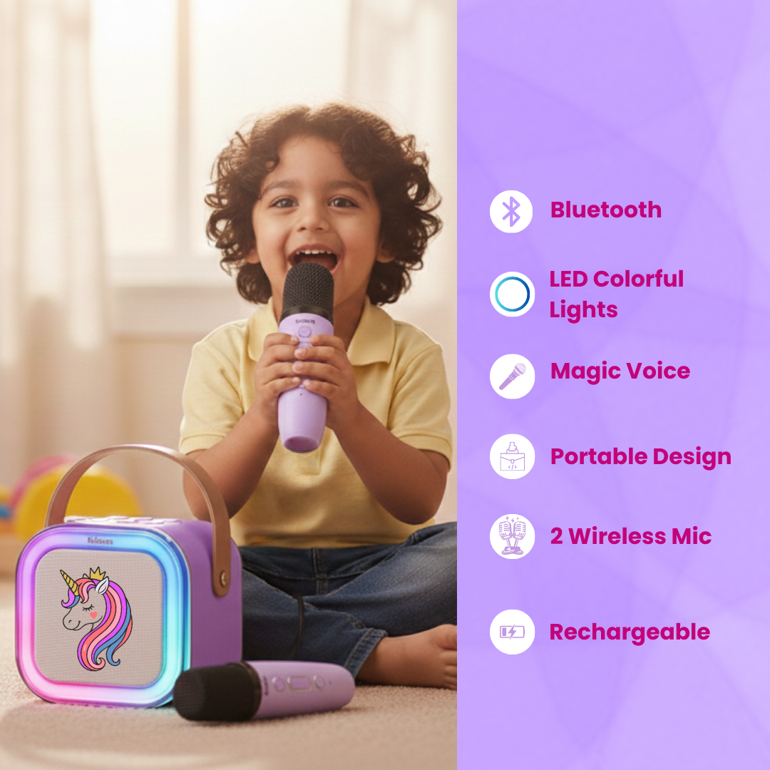 New Unicorn Themed Karaoke Speaker