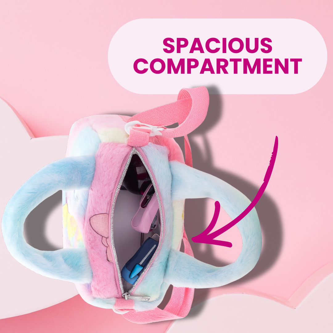 Kidara Unicorn Toddler Bag | Cute Crossbody Handbags (Baby Pink)