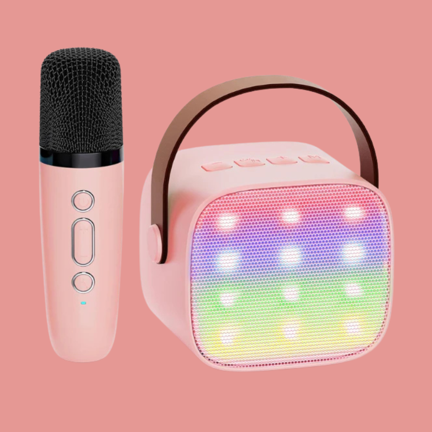 SingStar Karaoke Speaker with Wireless Mic for Kids | Ages 4-10+ (Pink)