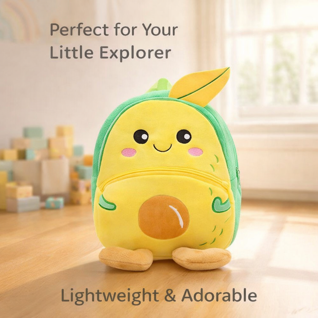 Kidara Mango Plush Backpack for Toddlers