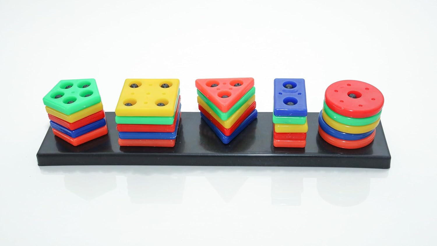 Angle Geometric Plastic Blocks, Sorting & Stacking Sorter Set | STEM Gift for Kids | Hands-On Learning & Sorting Game | Ages 1+