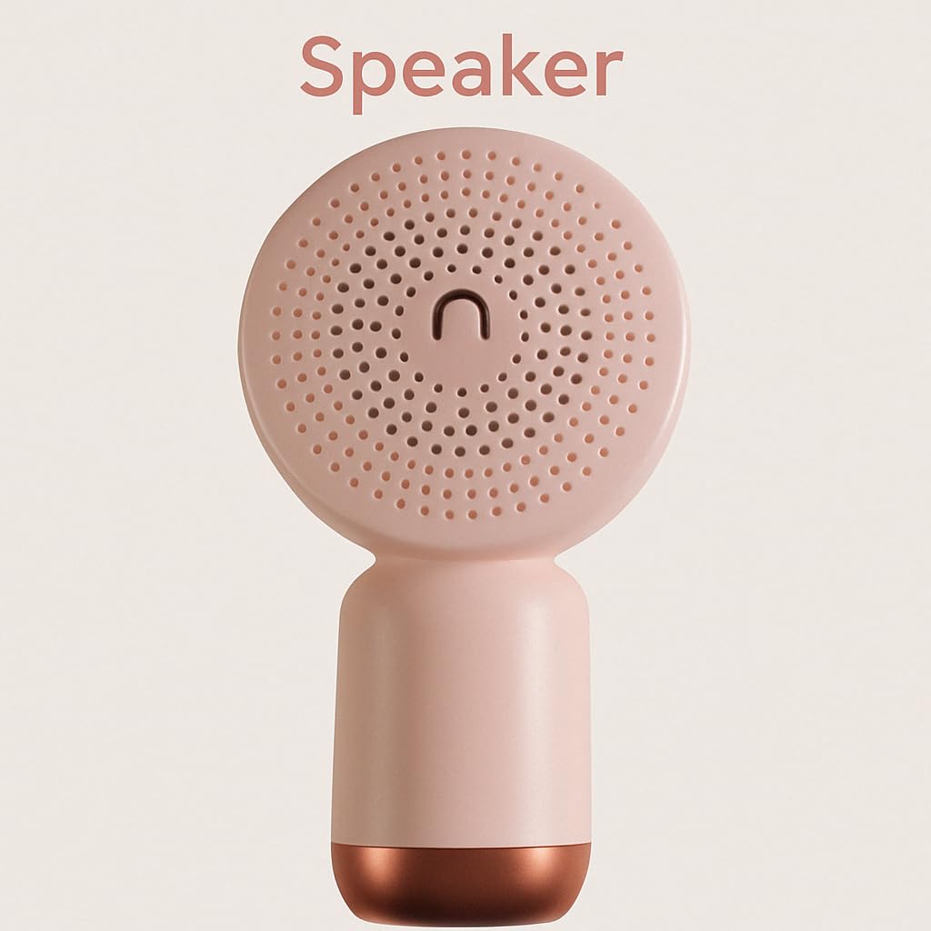 Kidara™ Panda Pop Music Fan Toy with Mic & Lights | Cute Panda Design | Bluetooth Rechargeable – Girls & Boys Ages 3 4 5 6 7 8 9 10 | Gift (Peach Pink)