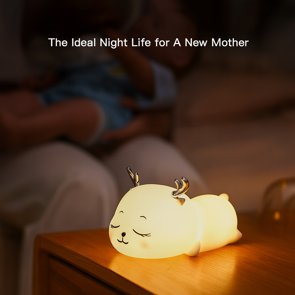 Kidara Deer Silicone LED Night Light for Kids