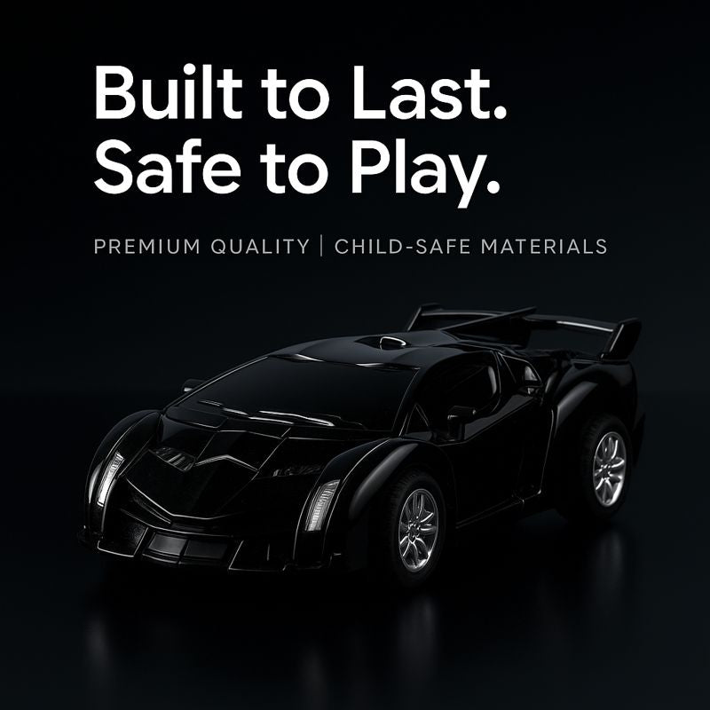 Kidara Transforming Action Figure Car | Robot to Car Transforming Toy