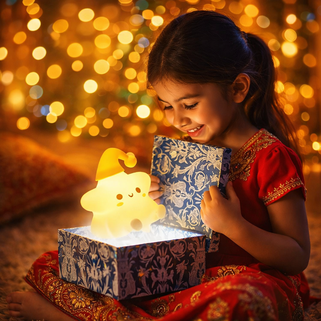 Kidara Star Silicone LED Night Light for Kids
