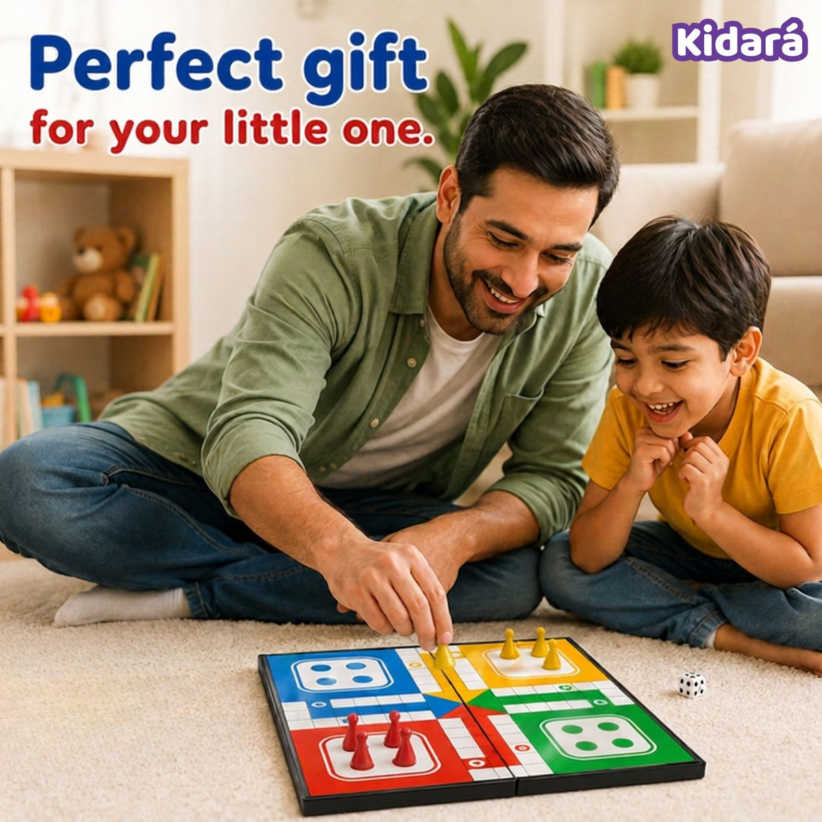 Kidara Magnetic Ludo Game Board For Kids ( 5+ Years of Age )
