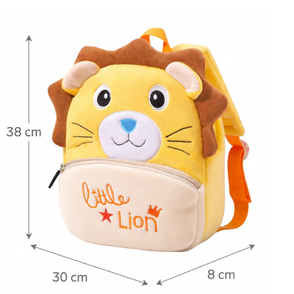 Kidara Lion Plush Backpack for Kids