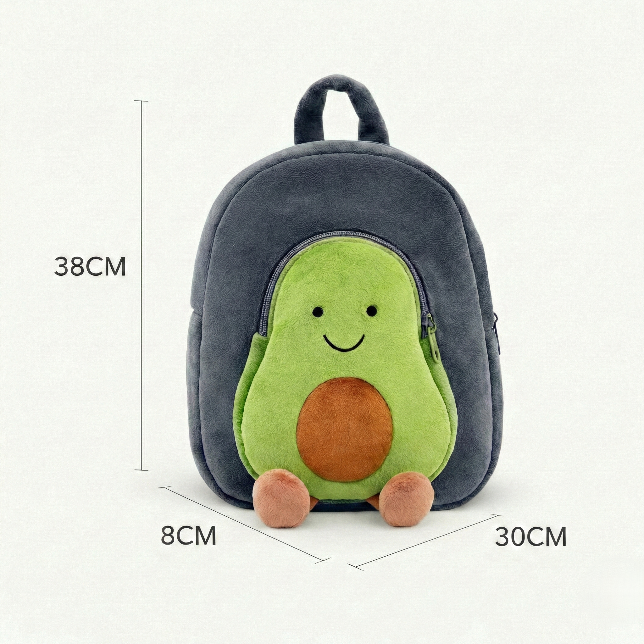 Kidara Avocado Toddler Backpack - Green & Blue