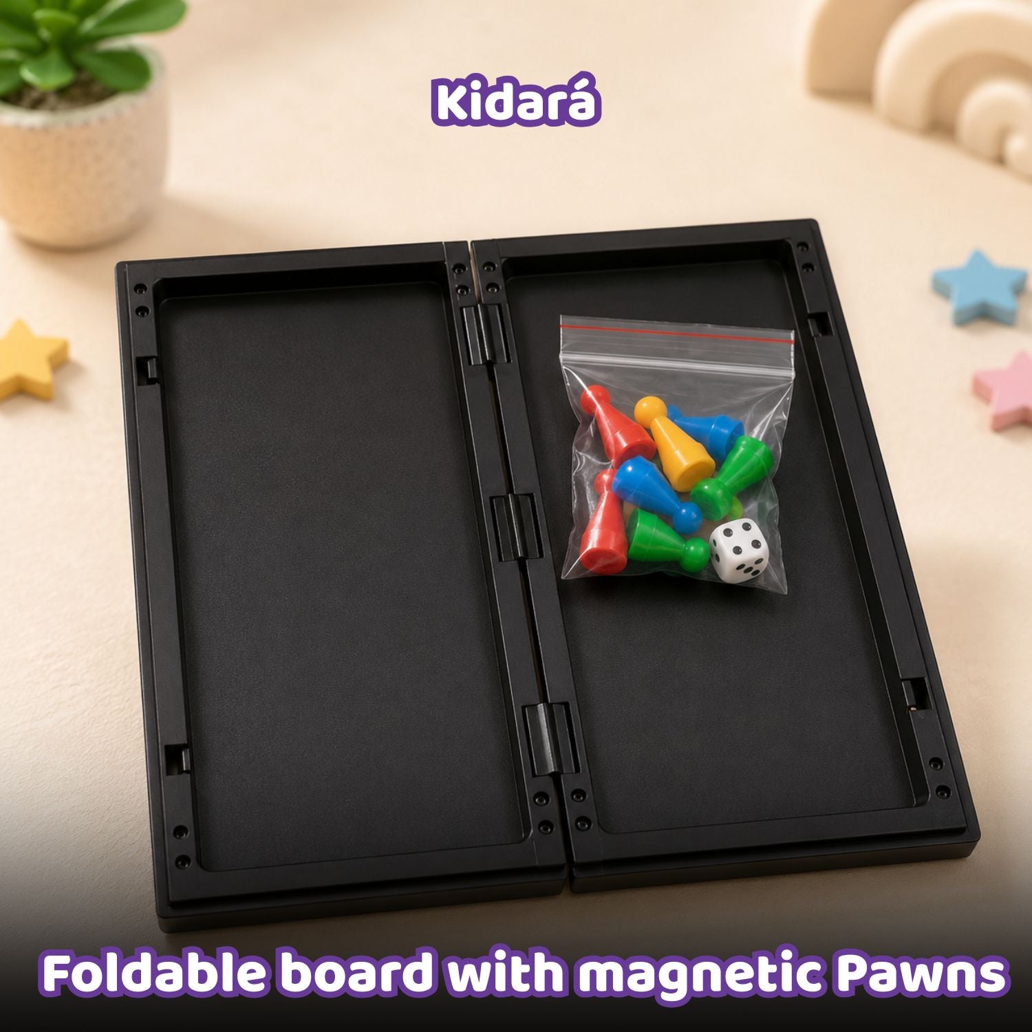 Kidara Magnetic Ludo Game Board For Kids ( 5+ Years of Age )