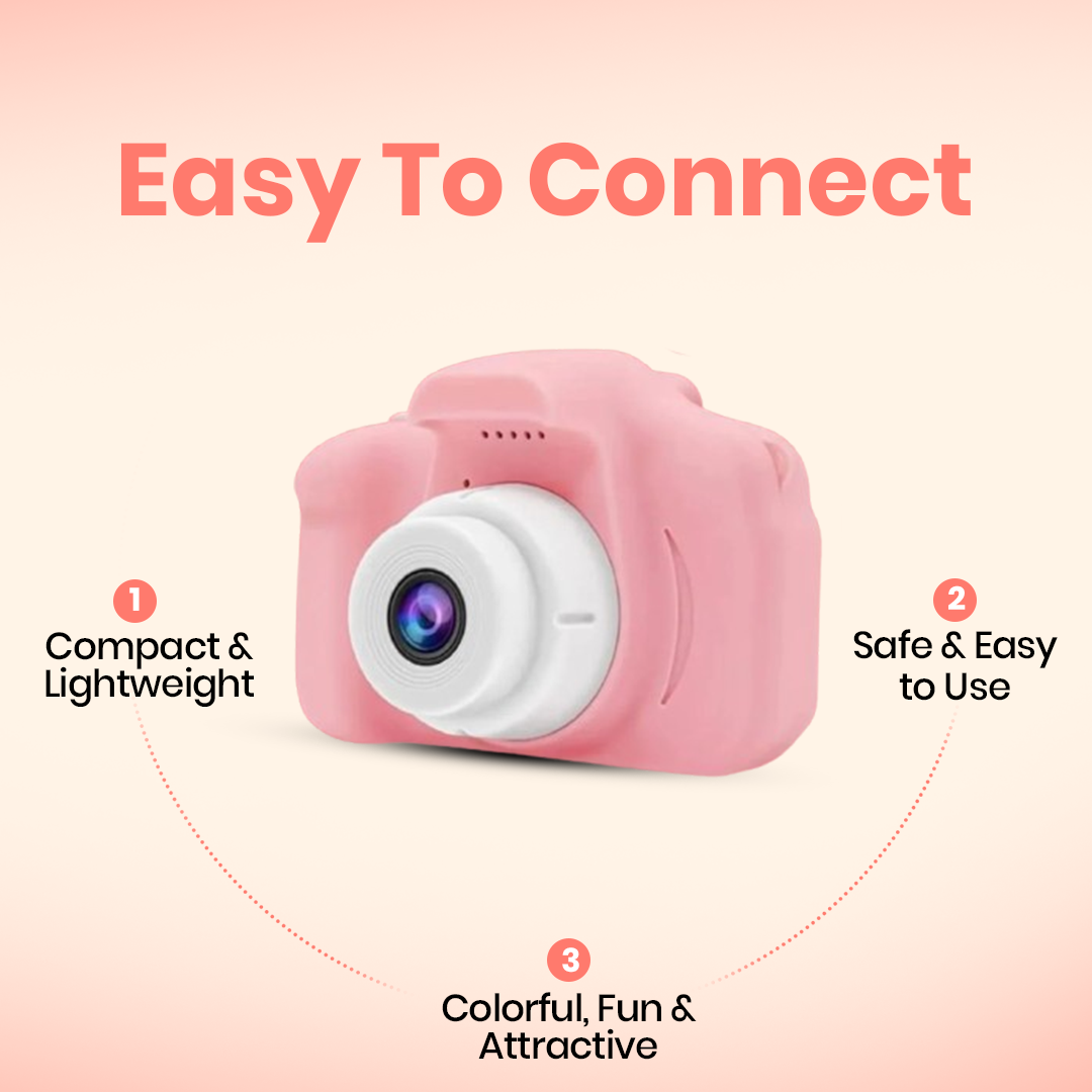 Digital Toy Camera for Kids | Ages 3+ (Multicolor)