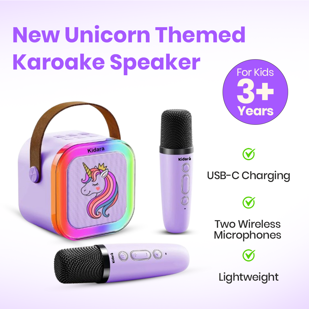 New Unicorn Themed Karaoke Speaker
