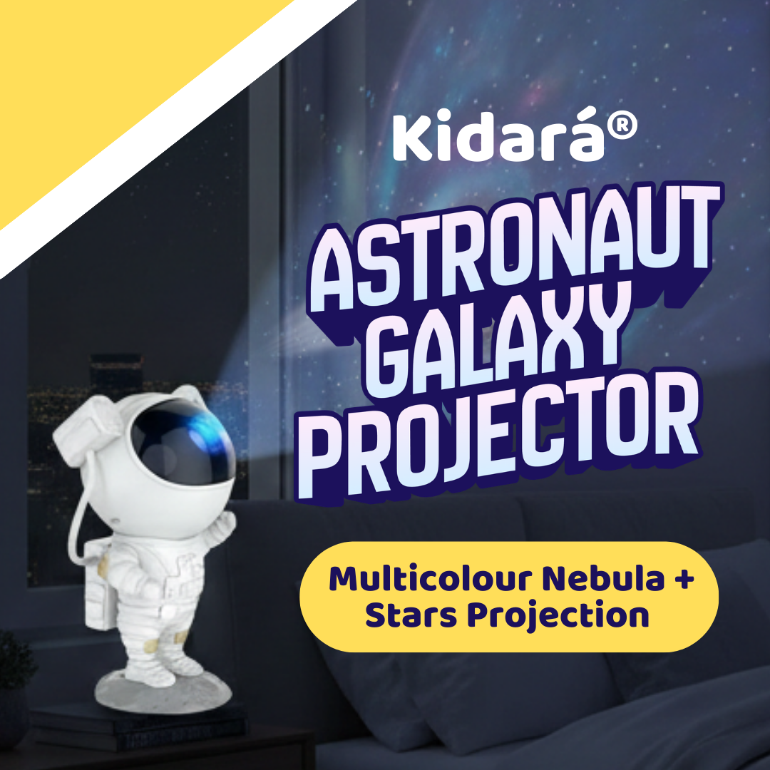 Astronaut Galaxy Projector with Remote Control Premium | 360° Rotation Adjustable Timer Nebula Night Sleep Light | Corded Electric