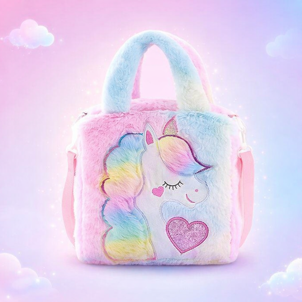 Kidara Unicorn Toddler Bag | Princess Cute Crossbody Sling bags Gift for Girls (Multicolor)