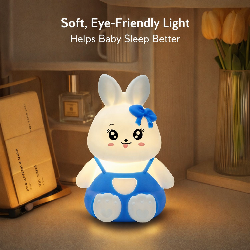 Kidara Rabbit Silicone LED Night Light for Kids