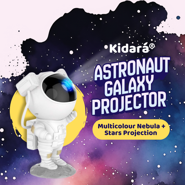 Astronaut Galaxy Projector with Remote Control Premium | 360° Rotation Adjustable Timer Nebula Night Sleep Light | Corded Electric