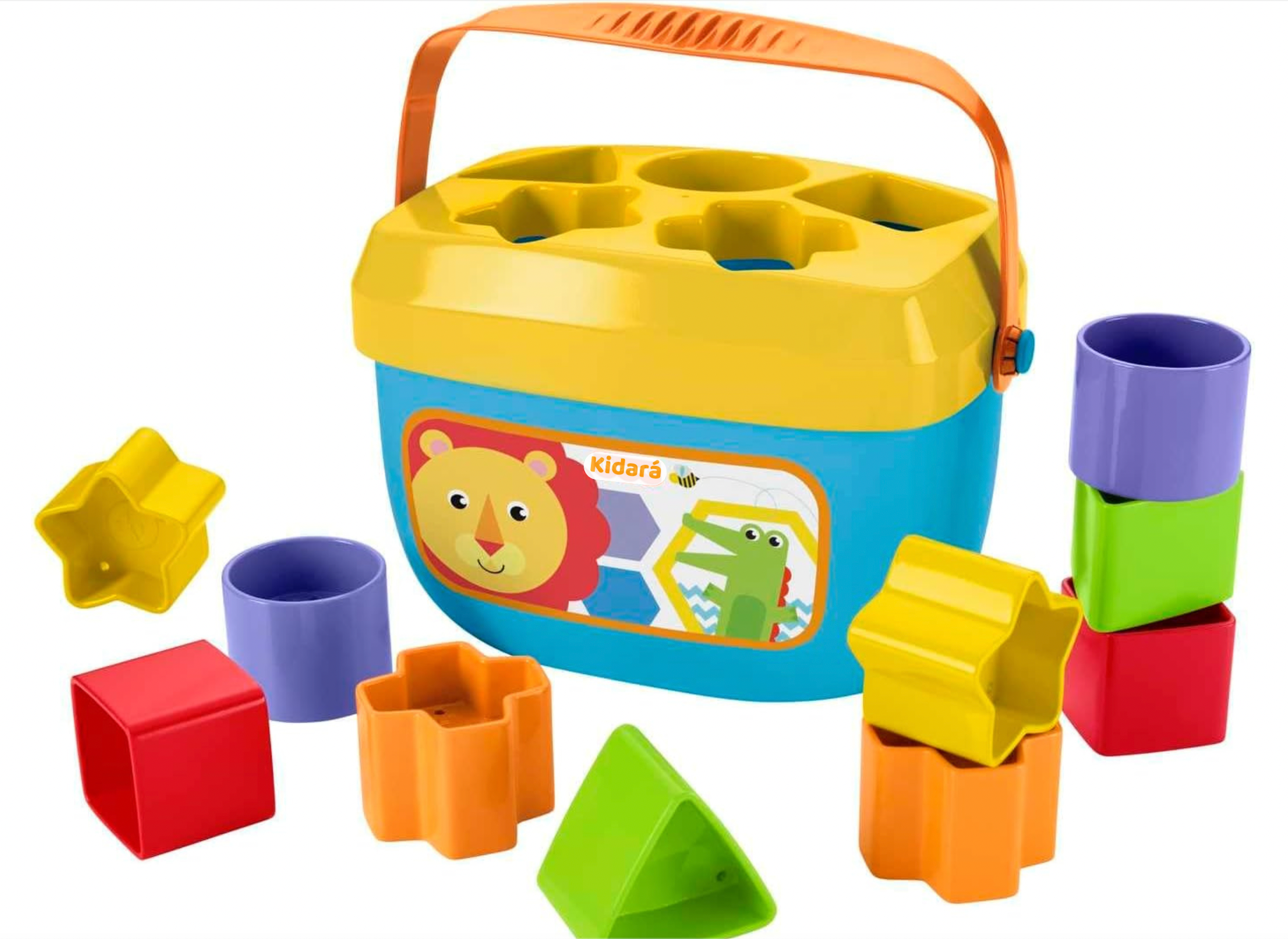 Sorting & Stacking Toy Blocks Set | Ages 1+ (Multicolor)