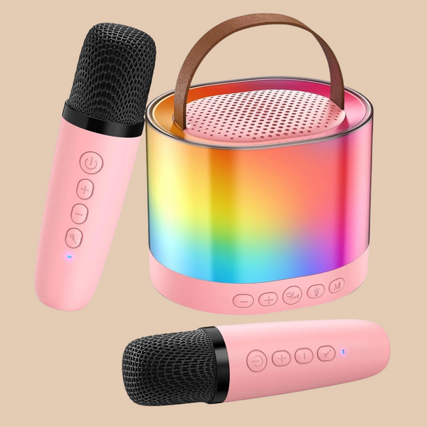 Karaoke Speaker for Kids with 2 Wireless Mic (Glow Tune) | Ages 3- 12+