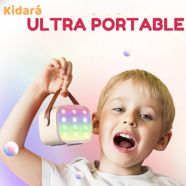 SingStar Karaoke Speaker with Two Wireless Mics for Kids | Ages 4-10+ (Beige)