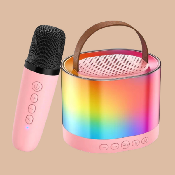Glow Tune Karaoke Machine with Mic | Ages 4-12 (Multicolor)