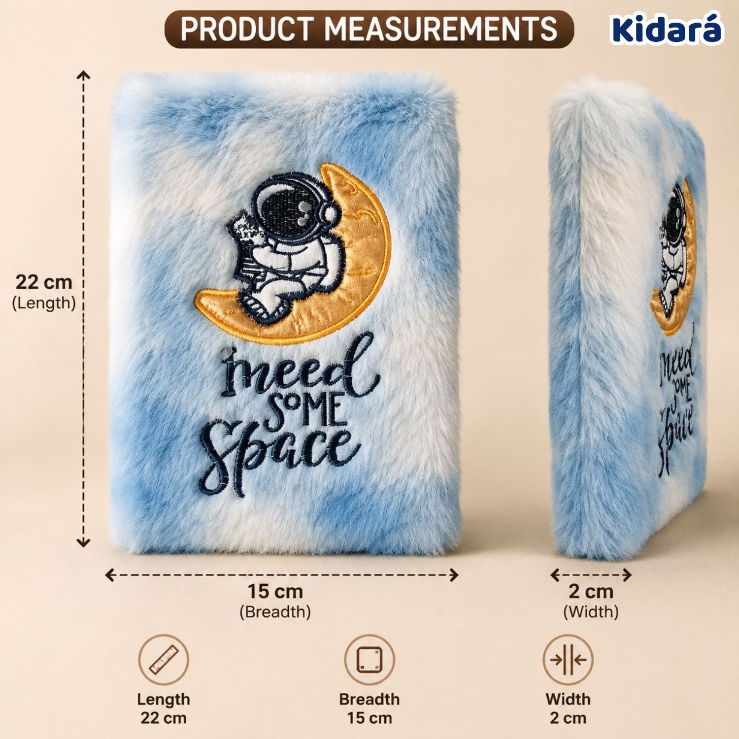 Kidara Kids A5 Cute Astronaut Space Diary