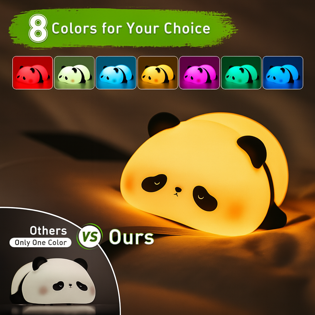 Sleeping Panda 5 W Night Lamp (White)