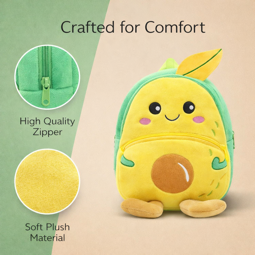Kidara Mango Plush Backpack for Toddlers