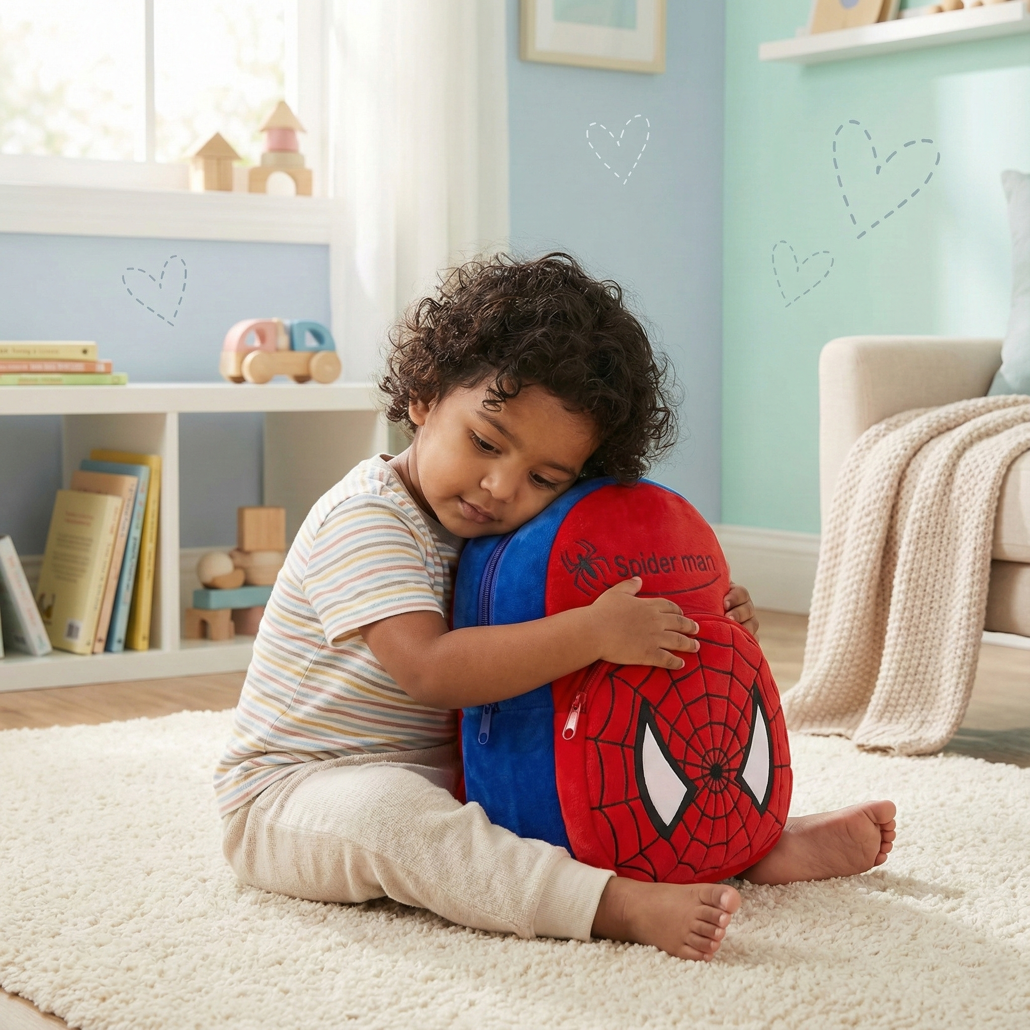 Kidara Spiderman Toddler Backpack - Red&Blue