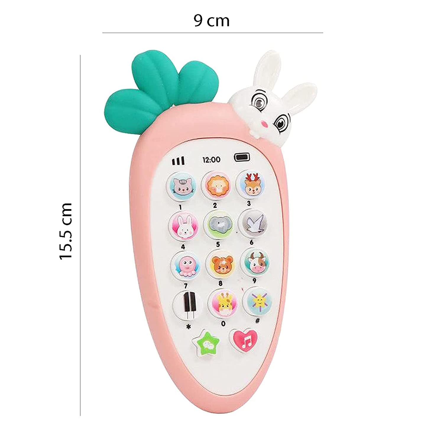 PlaySmart Toy Phone | Ages 0-2 (Multicolor)