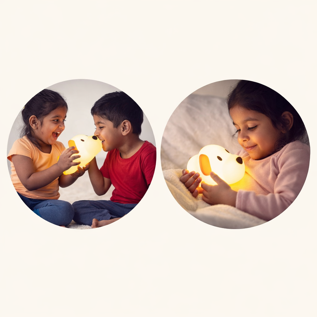 Kidara Puppy Silicone LED Night Light for Kids