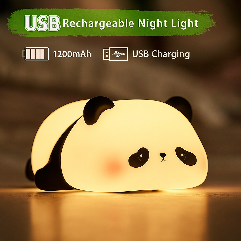 Sleeping Panda 5 W Night Lamp (White)