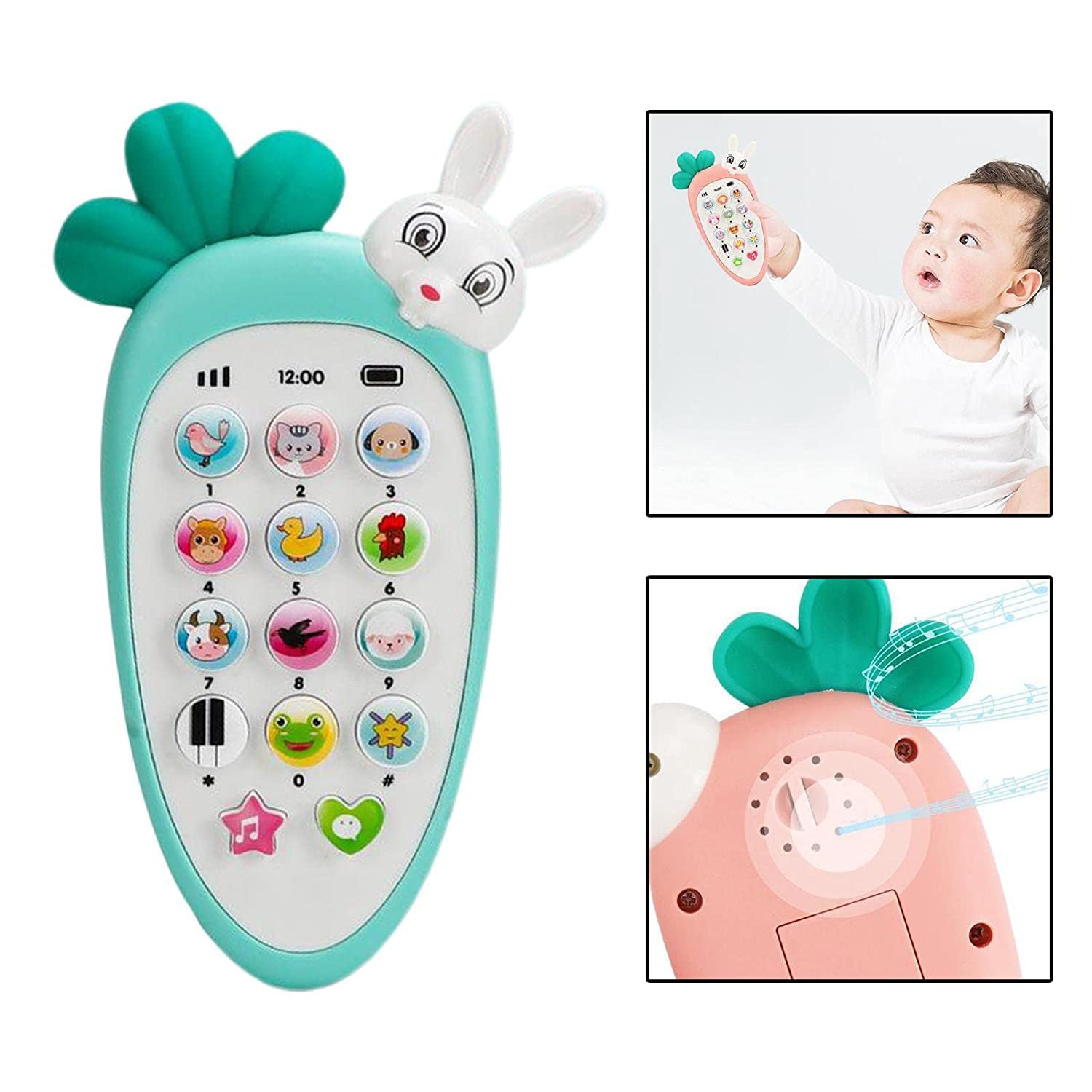PlaySmart Toy Phone | Ages 0-2 (Multicolor)