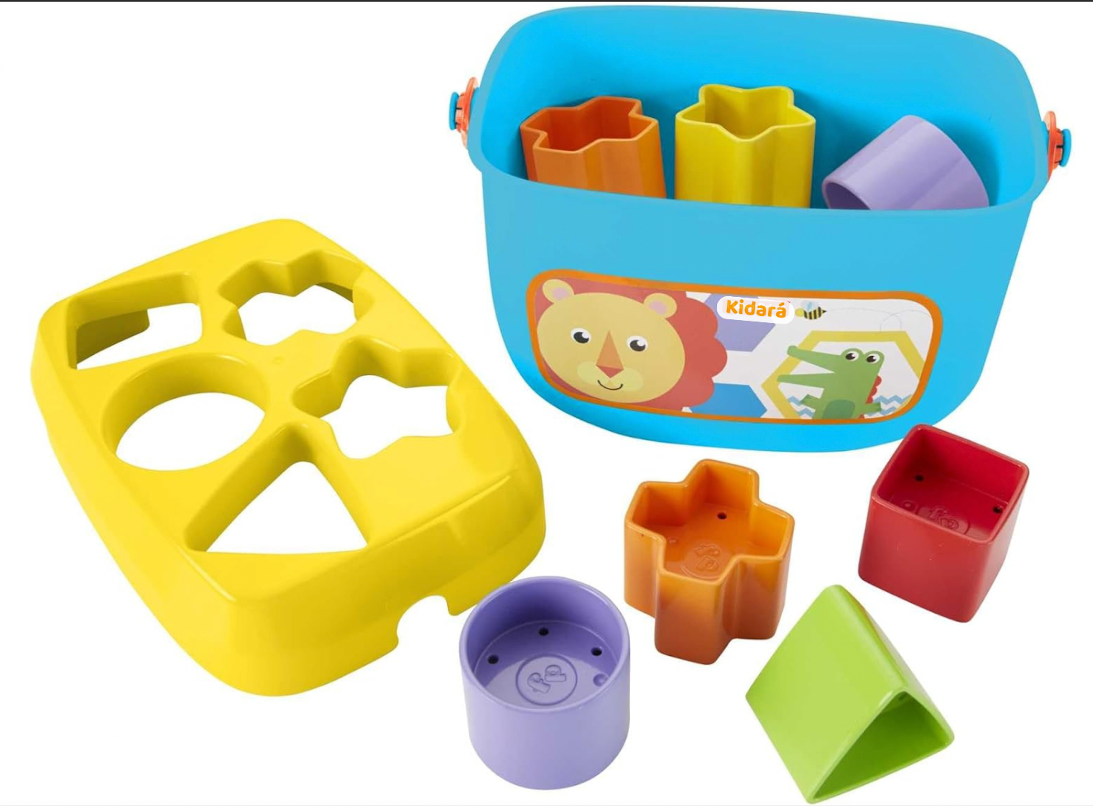 Sorting & Stacking Toy Blocks Set | Ages 1+ (Multicolor)