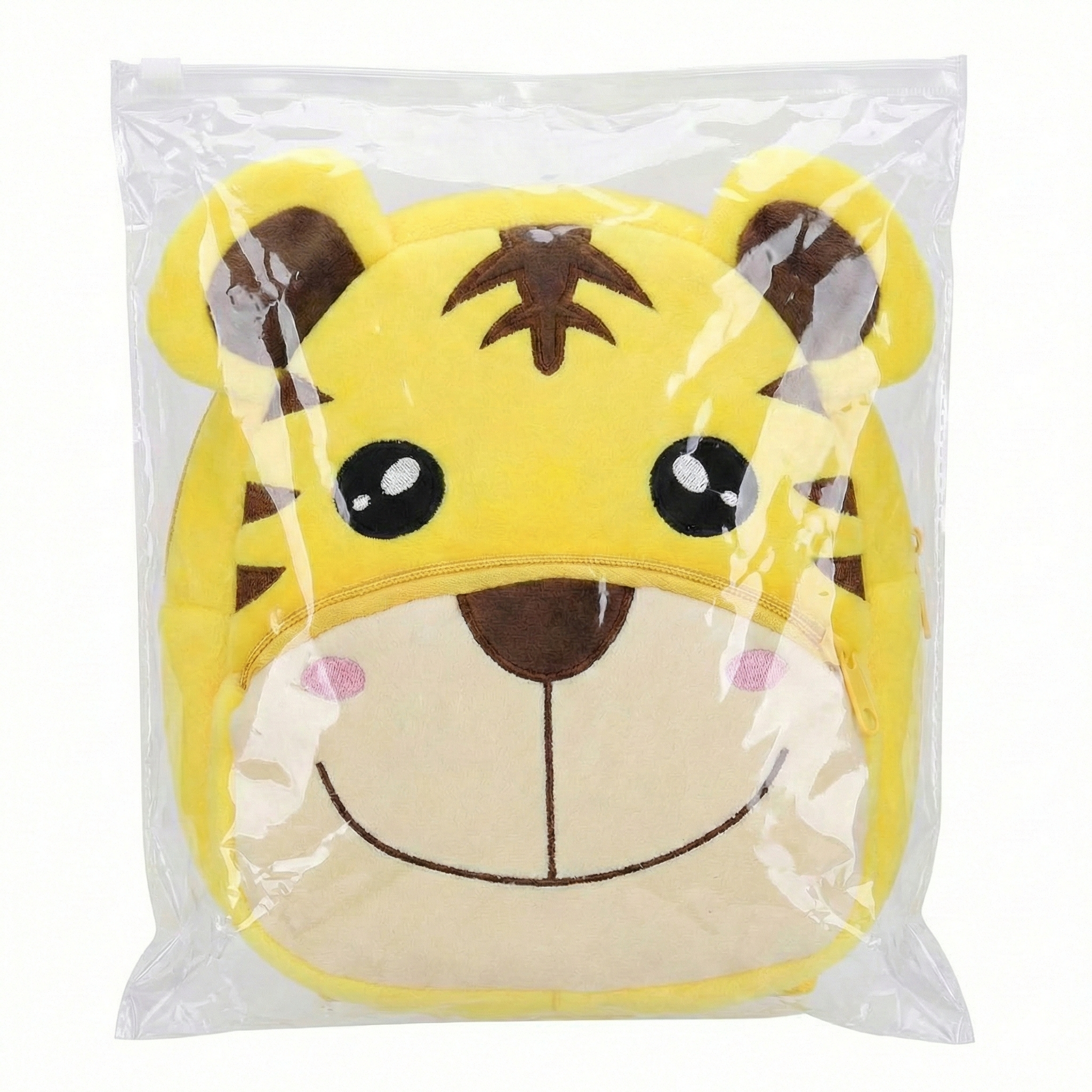 Kidara Tiger Kids Plush Backpack – Yellow