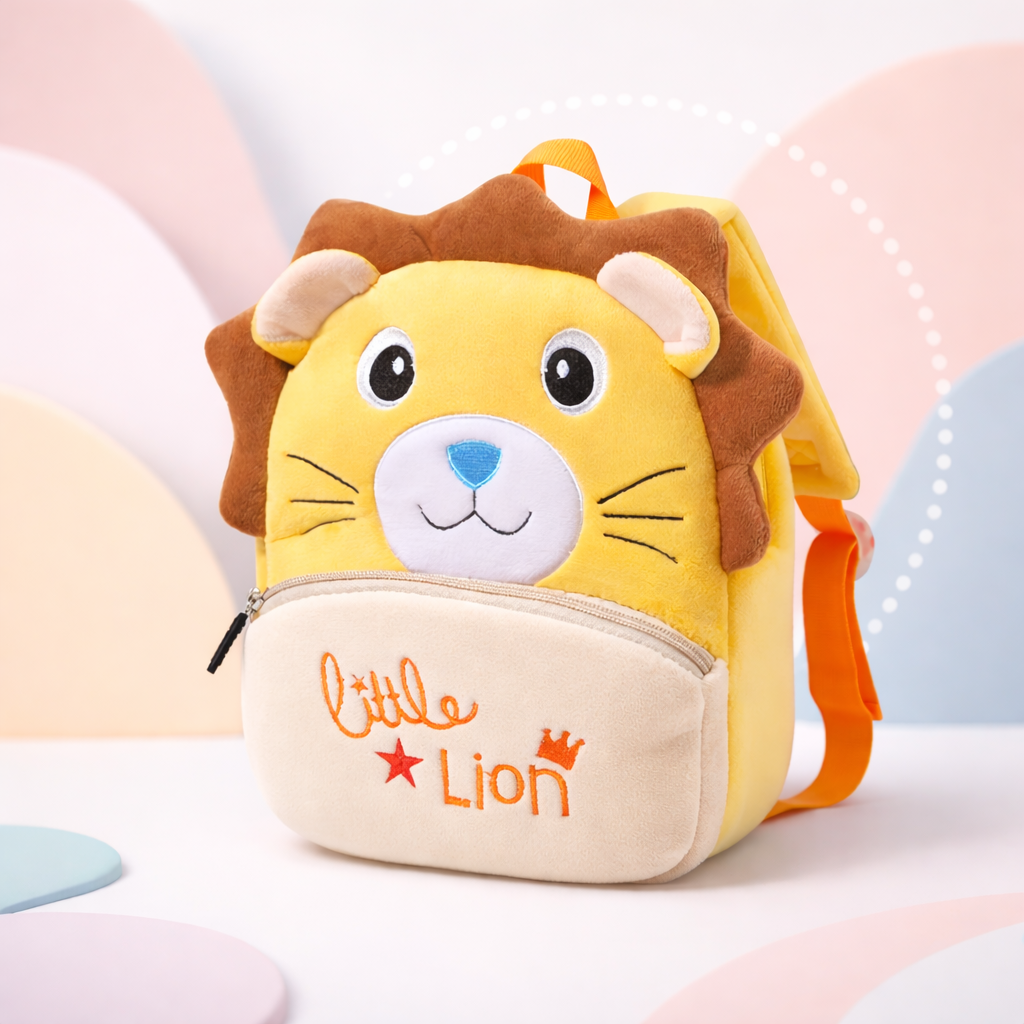 Kidara Lion Plush Backpack for Kids
