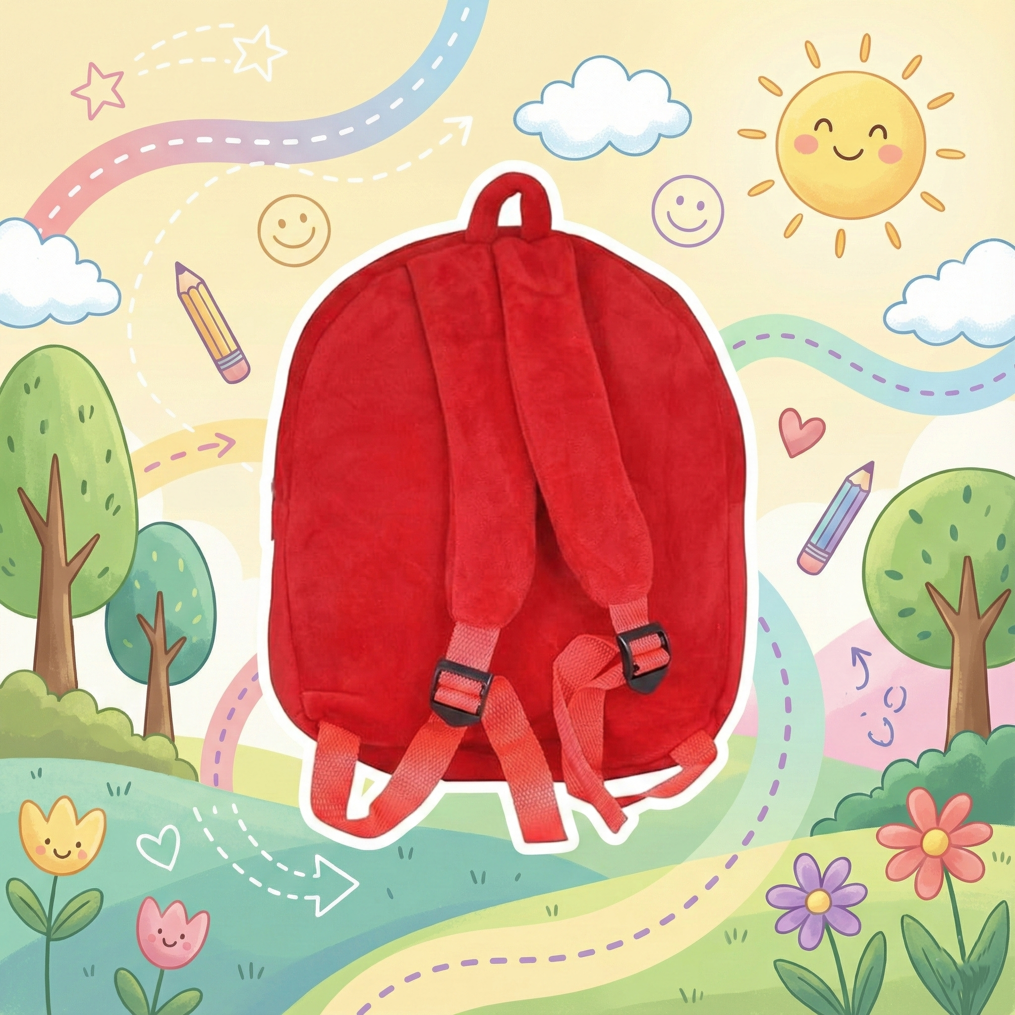 Kidara Spiderman Toddler Backpack - Red&Blue