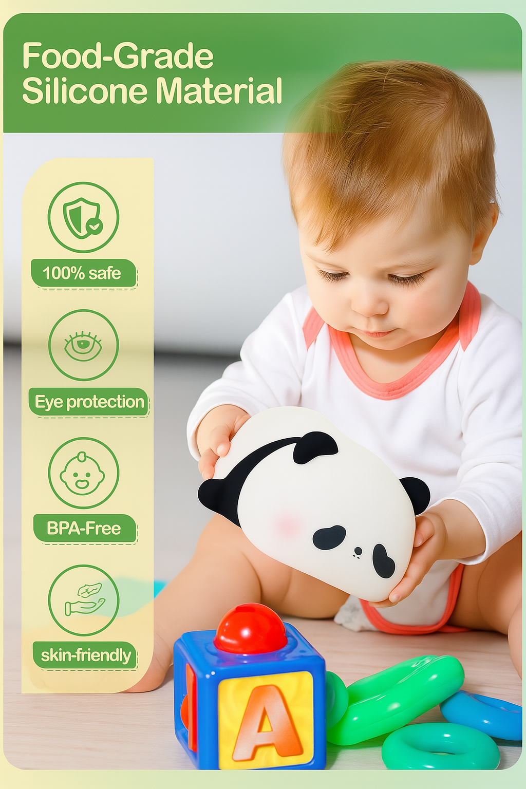 Sleeping Panda 5 W Night Lamp (White)