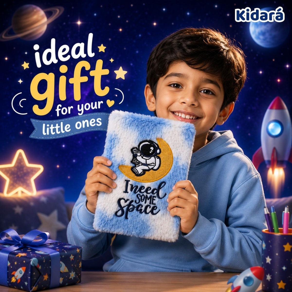 Kidara Kids A5 Cute Astronaut Space Diary