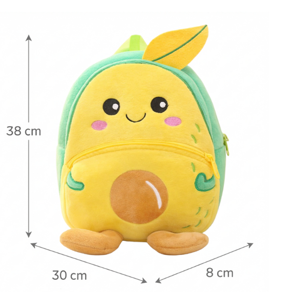 Kidara Mango Plush Backpack for Toddlers