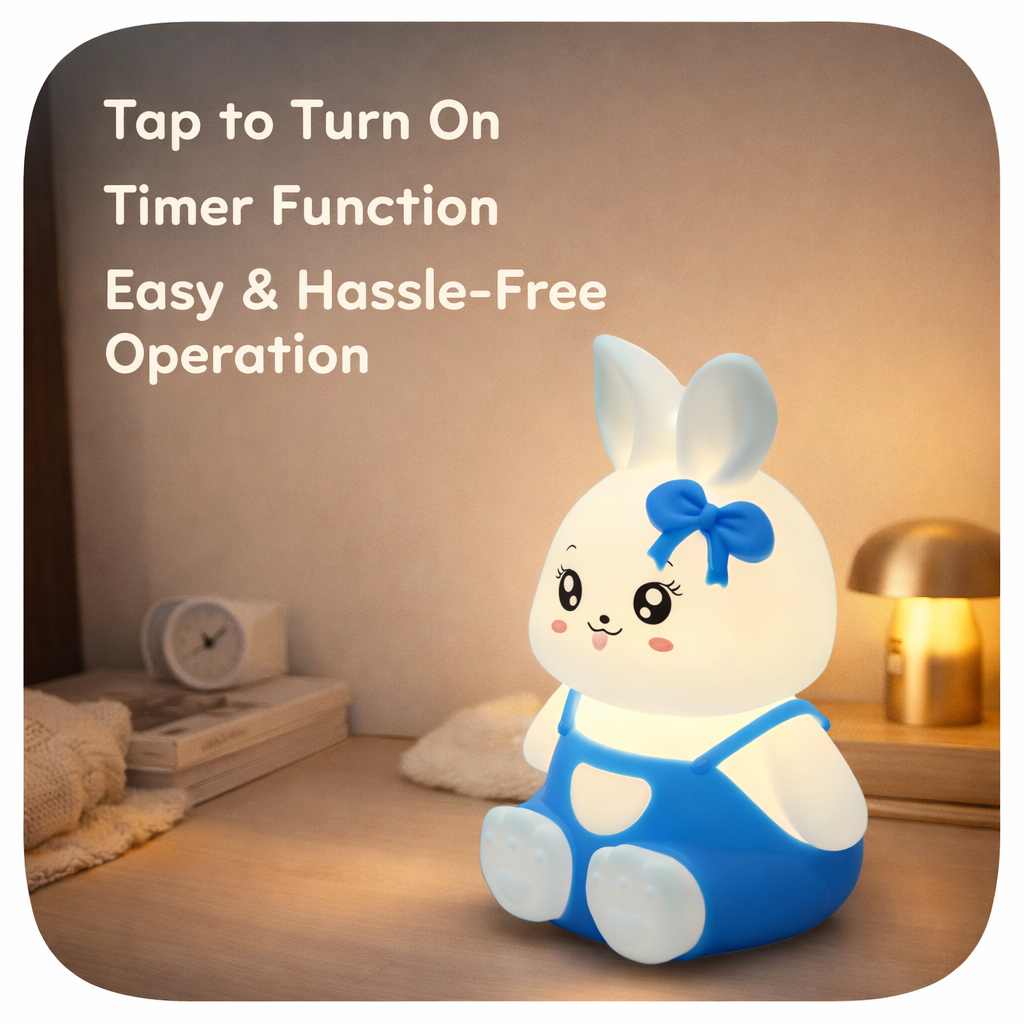 Kidara Rabbit Silicone LED Night Light for Kids