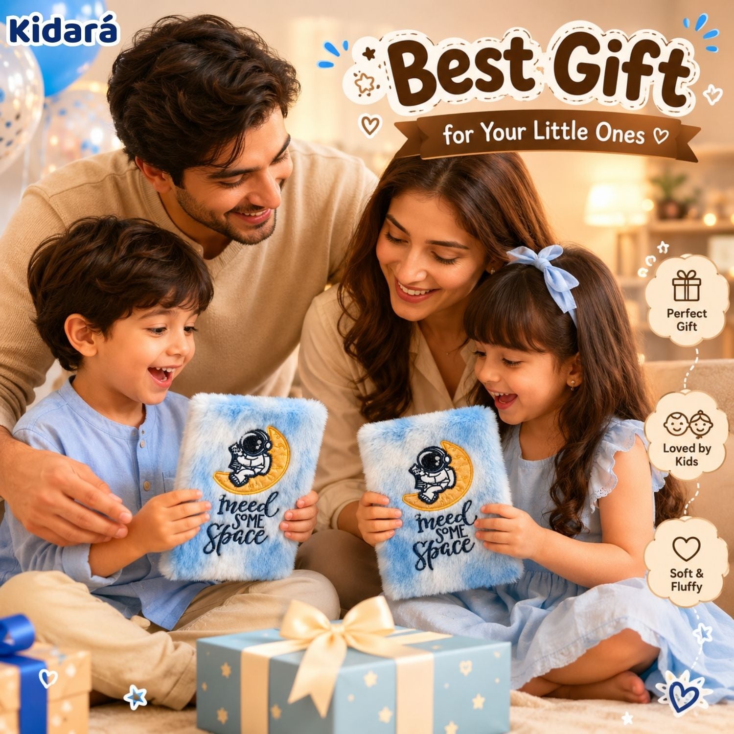 Kidara Kids A5 Cute Astronaut Space Diary